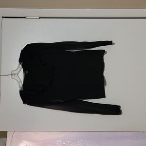 Lauren Ralph Lauren V-neck ruffle, size small, black